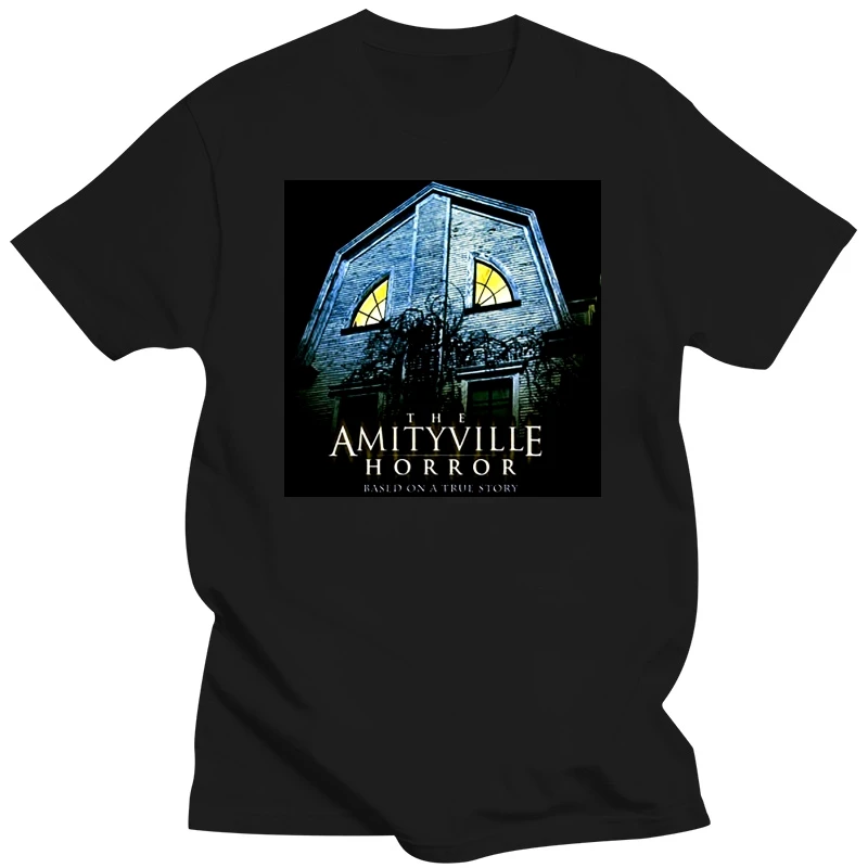 The Amityville Horror Movie Poster Mens T Shirts Mens Streetwear Tshirts Fashion 2020 Tee Shirt O Neck T-Shirts Xxxxl