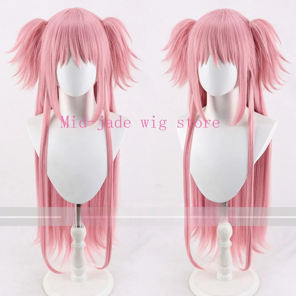Madoka Kaname Long Cosplay Wig for Girl Festival Stage Show and Photography