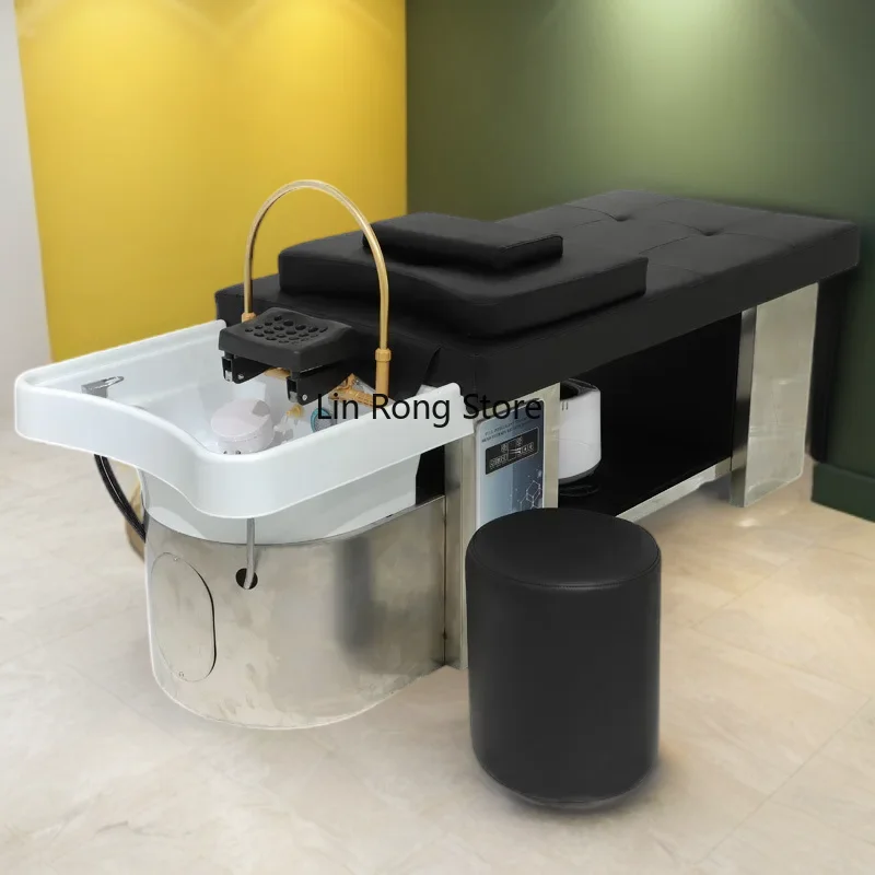 

Hairdressing Salon Washbasin Beauty Washing Products Cosmetologist Shower Shampoo Bowl Hydraulic Cama De Pilates Barber Wash