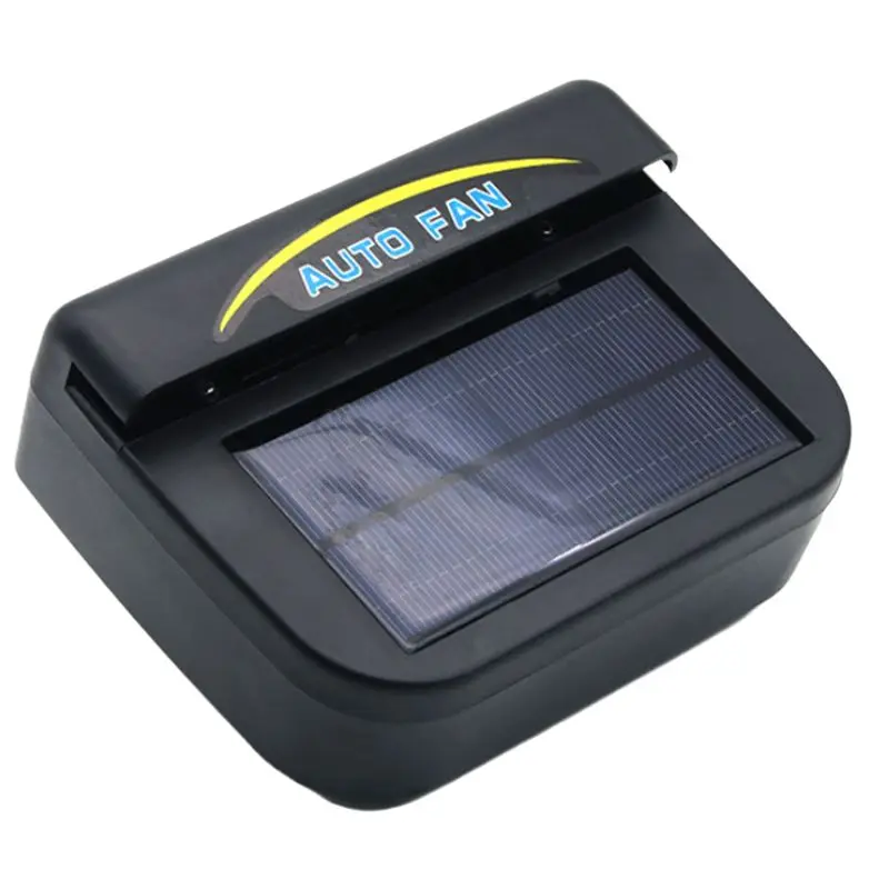 A99F-Colder Air Vent Fan Solar Powered Car Auto Window Ventilation Cooling Circulator Cooler Fan
