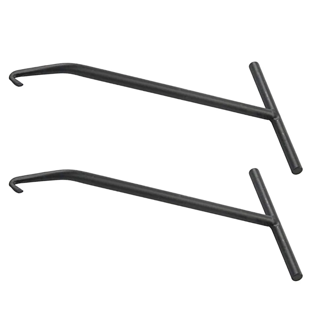 

2Pcs Motorcycle Exhaust Spring Hook Heavy-Duty Steel Puller Tool Practical Motorbike Spring Hook for Tailpipe Repair