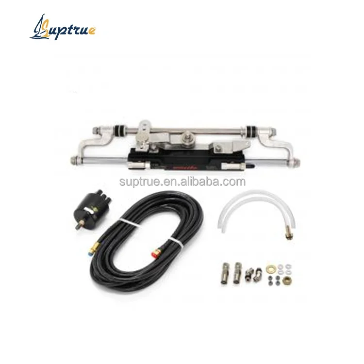 Marine Boat External Engine Steering System Marine Hydraulic Steering System for Dual Engine Twin 250HP Outboard Kayak