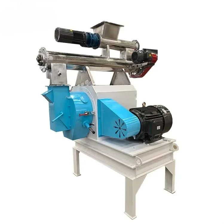 High Productivity Chicken Cow Feed Granulator Feed Processing MachineChicken Farm Grassgrass Grassgrass Feed Granulator