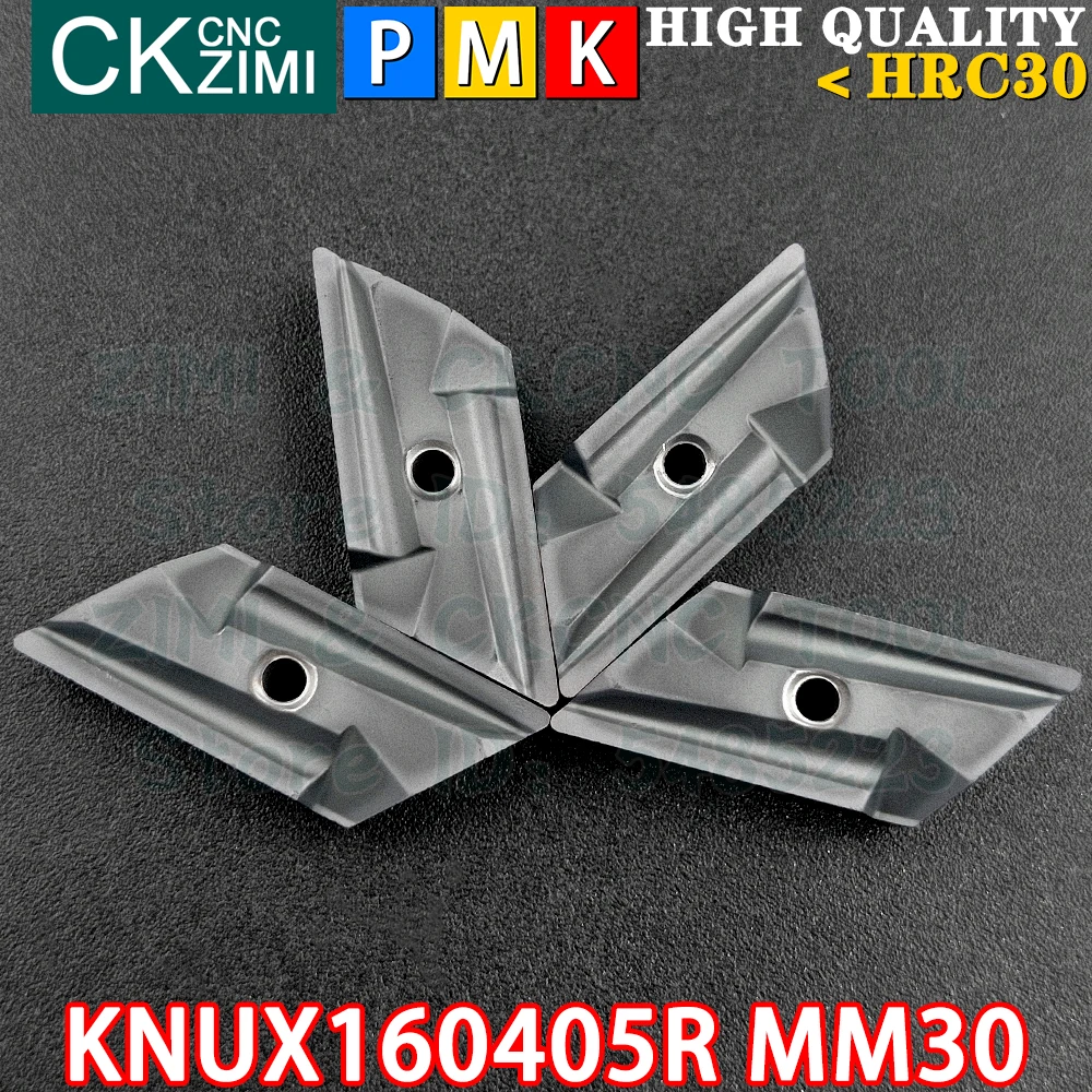 KNUX160405R MM30 KNUX 160405R MM30 초경 인서트 선삭 인서트 절삭 공구 DKJNL DKJNR 용 KNUX1604 KNUX 1604 R MM30 MM10 CNC 금속 선반 공구