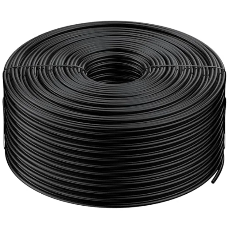 

500 ft. 1/4" Drip Irrigation Tubing Blank Distribution PVC Tubing for Drip Irrigation System Drip Irrigation Hose Roll for Gard