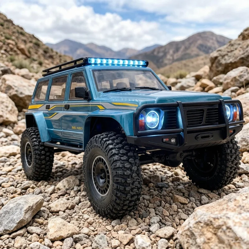 Hot 1/10 YK4107 PRO Brushless Simulation Remote Control Four-Wheel Drive Two-Speed Electric RC Climbing Off-Road Vehicle Model