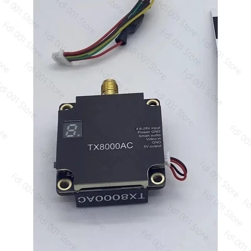 5.8G 8W launch AKK TX8000AC image transmission ultra-long-distance FPV VTX crossing machine 96CH TBS