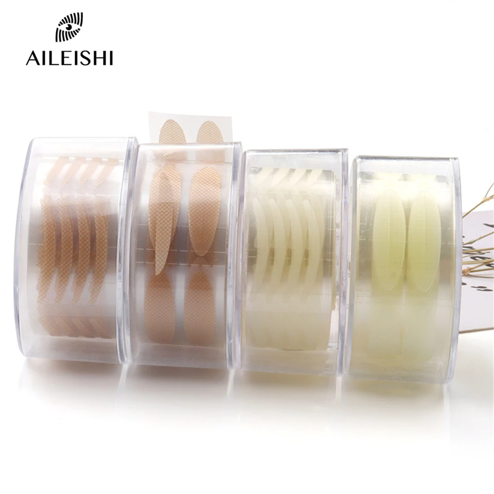 600Pcs/Box Big Eyelid Tape Sticker Double Fold Self Adhesive Eyelid Tape Stickers S/L Makeup Clear Beige Invisible Tool