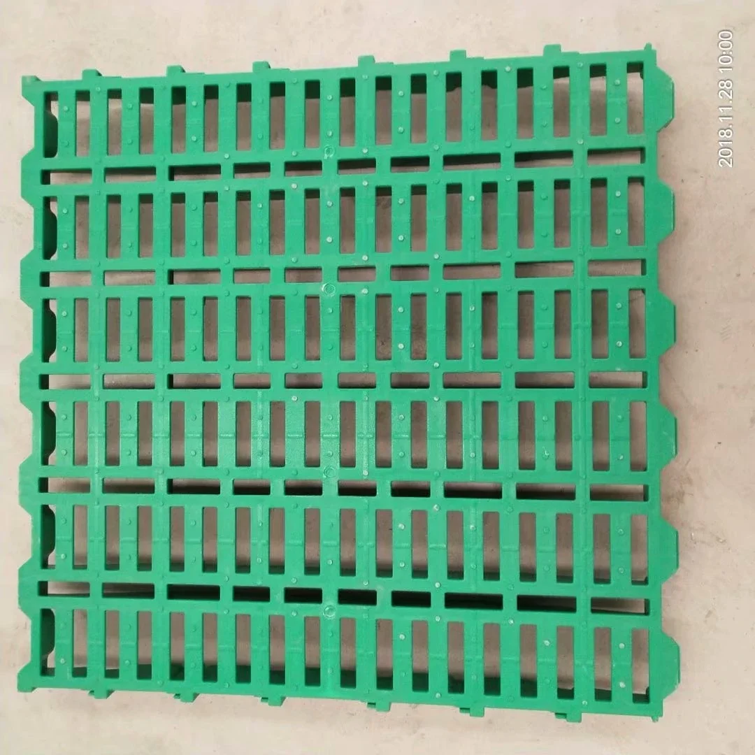 Green Plastic Goat Flooring For Sheep Goat 600*600mm Plastic Slat Floor For Sale