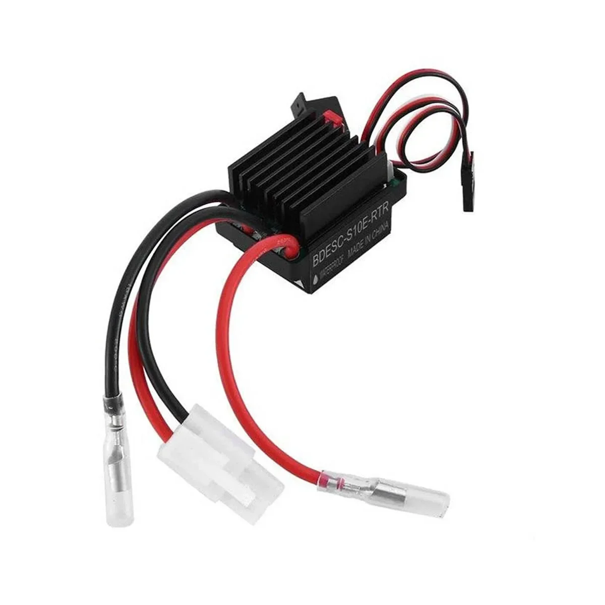 NEEBRC 320A Waterproof 5V/2A BEC 60A 2-3S Brushed ESC XT60 Electronic Speed Controller for 1/10 RC Car Crawler Motor TRX4 AXIAL