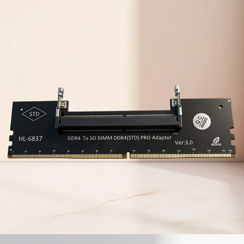 SO-DIMM DDR4 to Desktop DDR4 Memory RAM Adapter Card High Frequency Version Convert Laptop SO DDR4 to Desktop Memory Riser Board