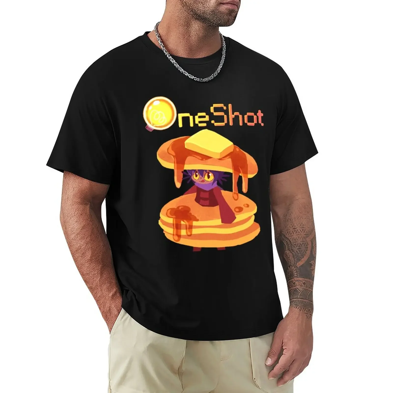 

oneshot T-Shirt blacks animal prinfor boys mens graphic t-shirts big and tall vintage cute tops T-shirt men