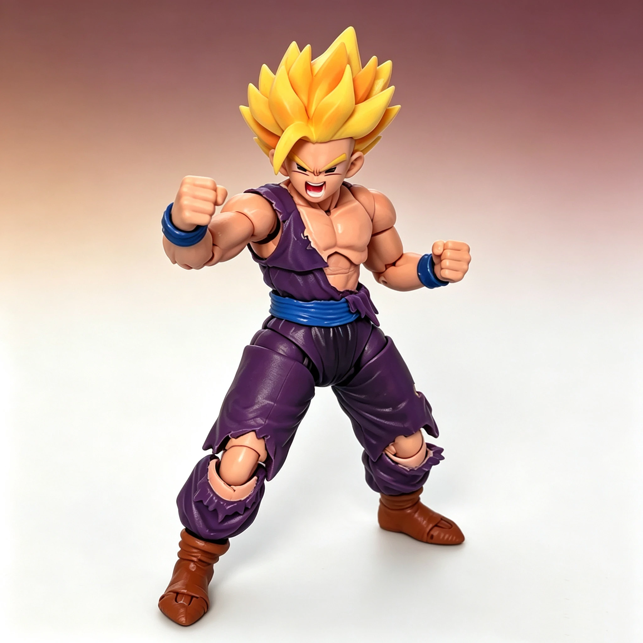 Bandai Dragon Ball Super Saiyan Gohan Large Figure Anime Collectible Birthday Gift Desktop Ornament view 4