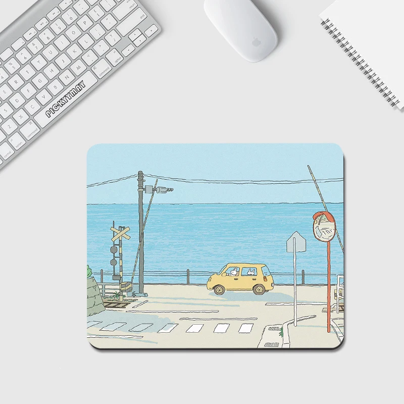 

Kawaii Mousepad Small Office Computer Desk Mat Cute 18x22cm Design Mouse Pad Laptop XS Desk Pad Little Mouse Mat