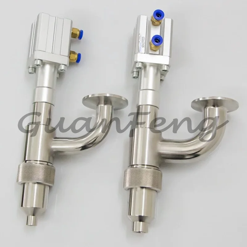 304 Stainless Steel Anti-Drip Head Chuck Quick-Connect Elbow Pneumatic Filling Machine Accessories