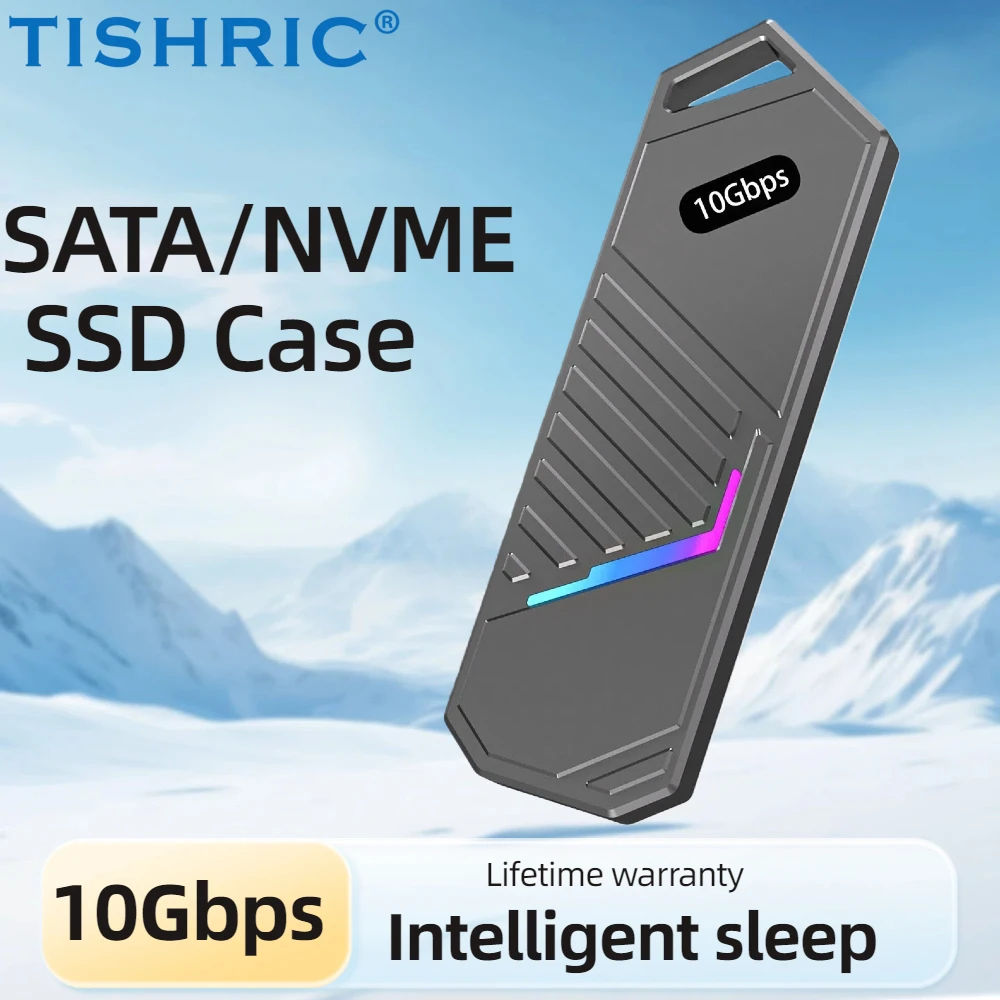 

Двухпротокольный твердотельный накопитель M.2 из алюминиевого сплава: сверхбыстрая скорость передачи данных 10 Гбит/с, совместимый с протоколами NVMe и SATA.