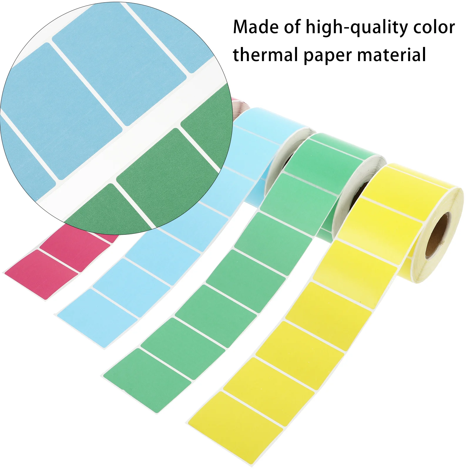 

4 рулона термобумаги, цветные водонепроницаемые наклейки, ценники, кодирование адреса, упаковка, органайзер, ценник, наклейка