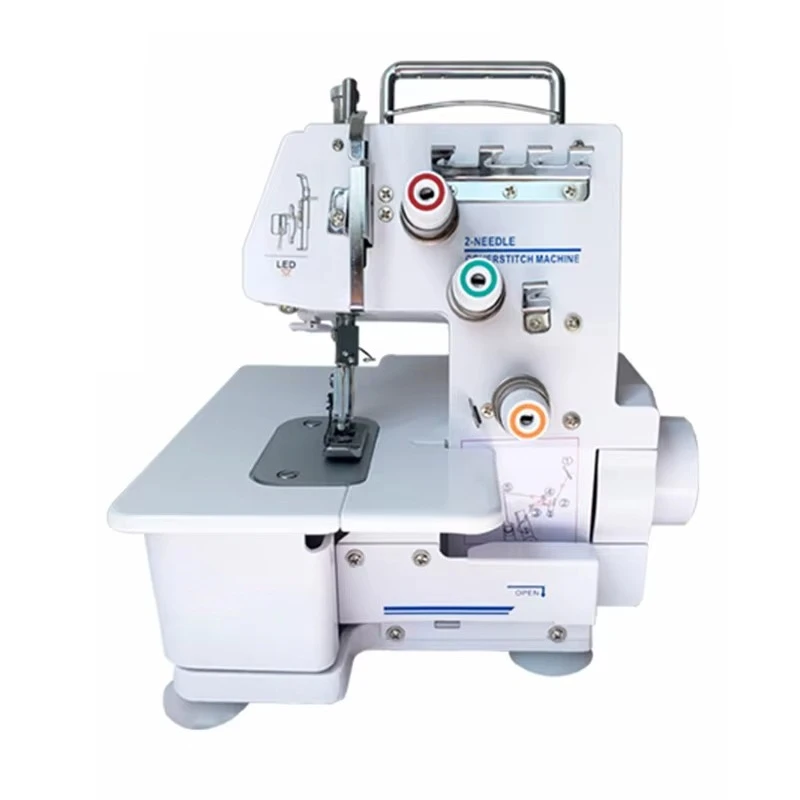 High Speed Household Interlock Sewing Machine Home Use Multi-function Mini Coverstitch Sewing Machine