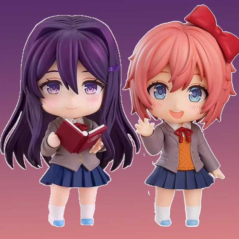 

Nendoroid Doll Action Figure 10cm Q Version Doki Doki Literature Club 2283 Yuri 2250 Sayuri Cute Desktop Decoration Gift Toys