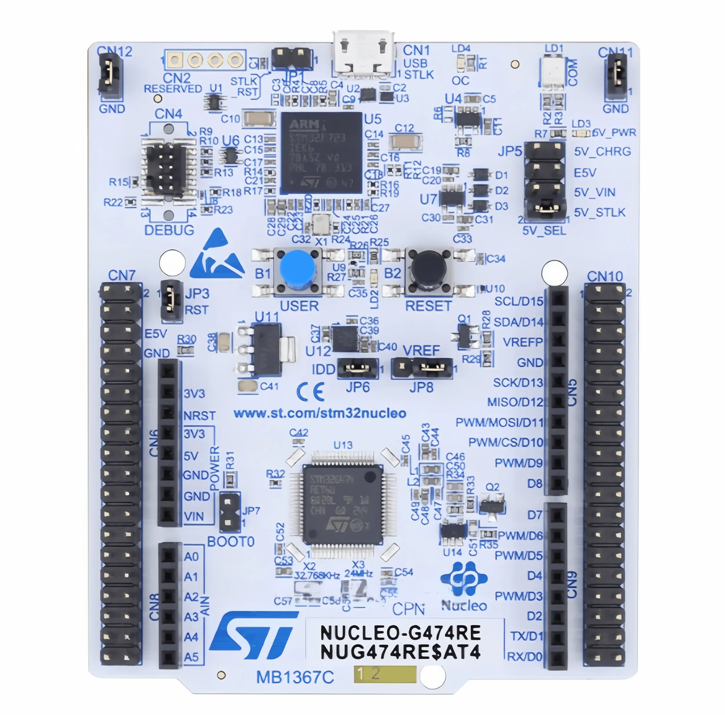 NUCLEO-G474RE STM32G474RET6 STM32 마이크로컨트롤러 Nucleo-64 개발 보드