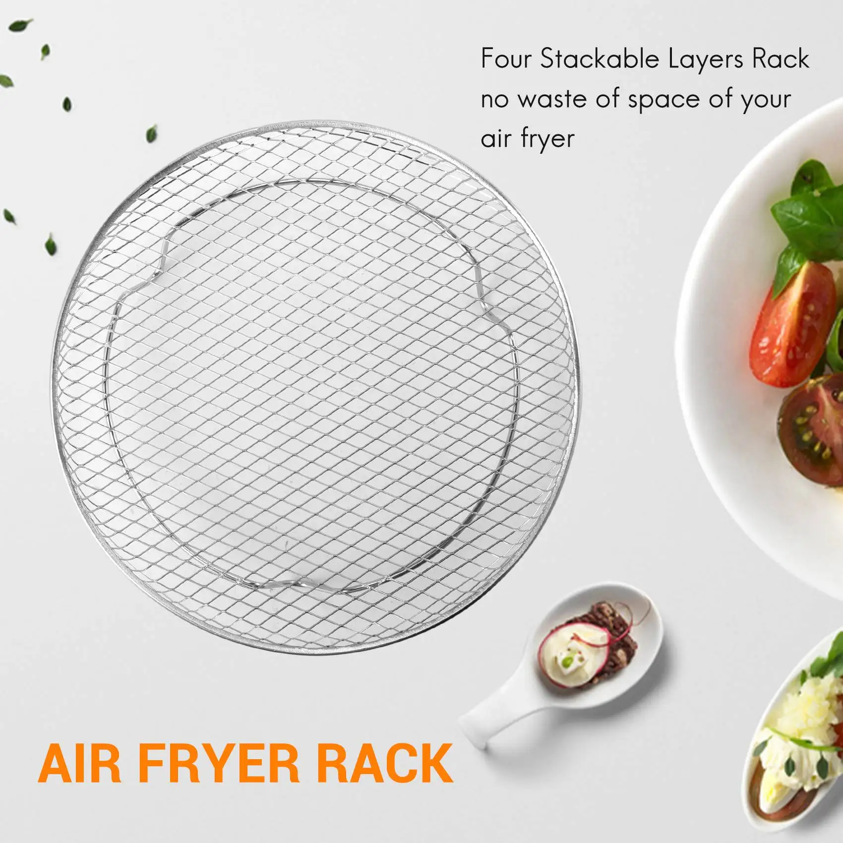 A67P-Air Fryer Accessories Three Stackable Racks For Gowise Phillips USA Cozyna Ninja Air Fryer,Air Fryer Rack