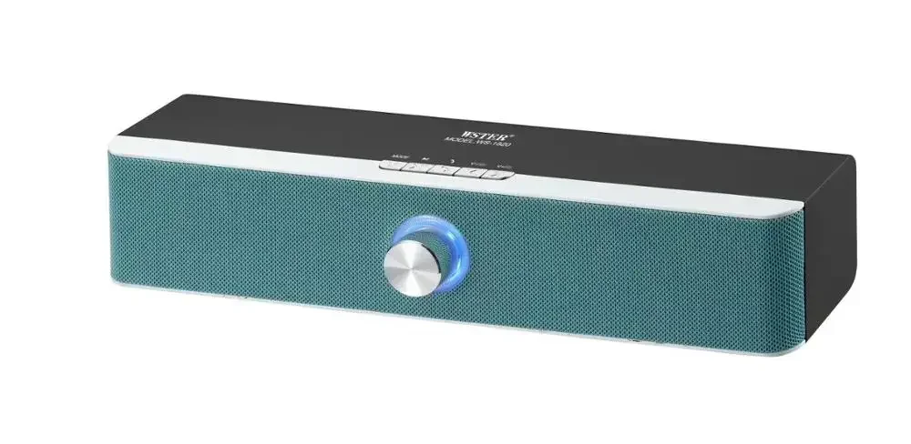 2025 WSTER WS1820 Поддержка USB TF-карты FM-радио Dj Звуковая система Беспроводной портативный динамик Активный динамик 2,1-канальный воспроизведение музыки 5