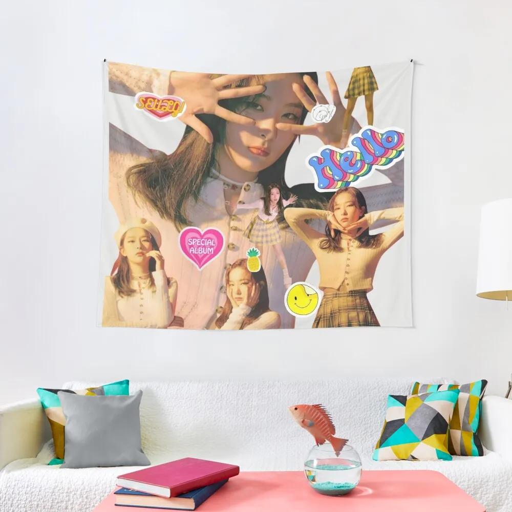 

RV Seulgi Kpop Fashion Magazine Aesthetic 90s Kawaii Y2k Cover Tapestry Wall Art Decor For Bedroom Decoration Bedroom Tapestry