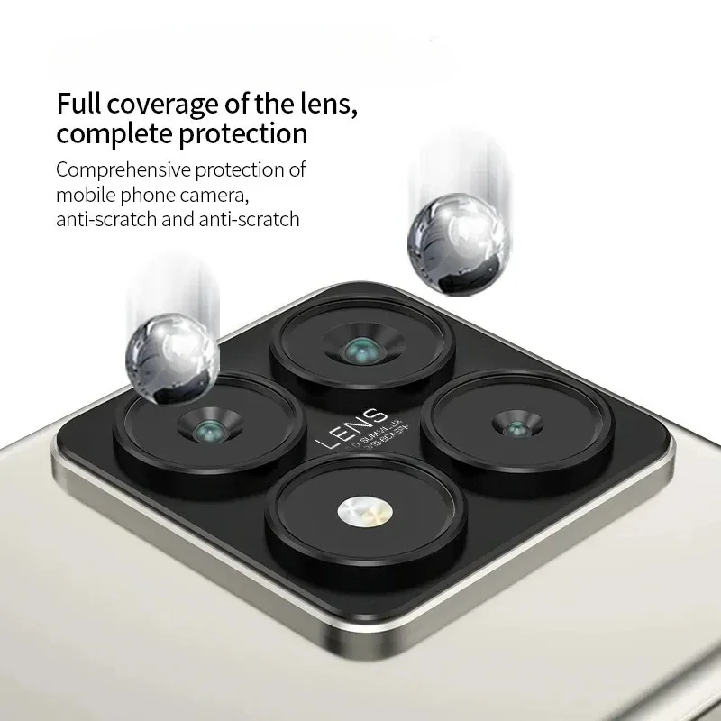 Aluminum Metal Rear Camera Lens Cover For Xiaomi 14T Pro Back Protector For Xiaomi Mi14TMi14tpro Lens Ring Film