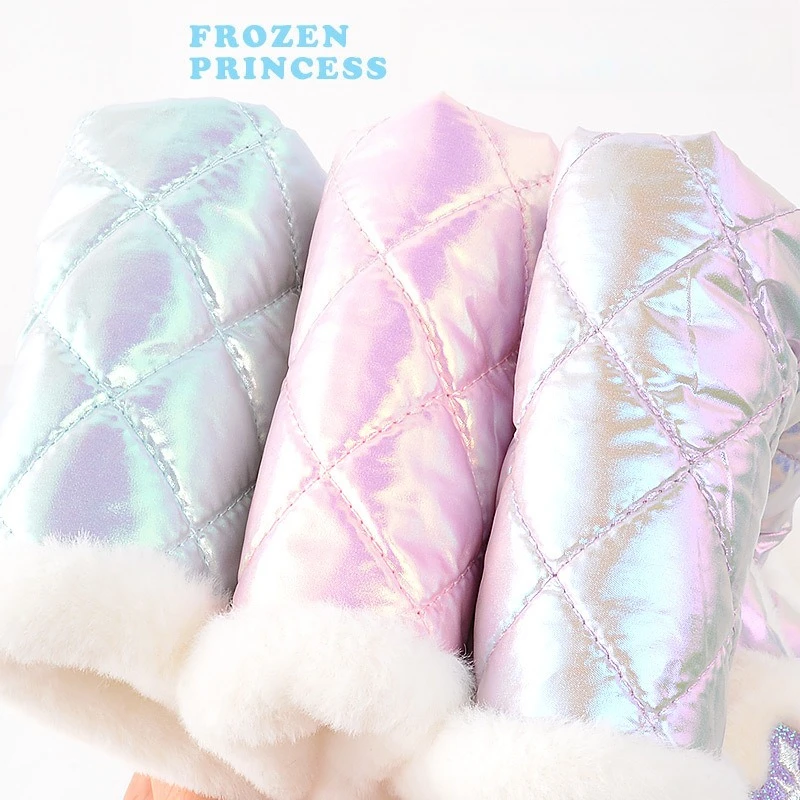 وشاح ديزني للأطفال شتوي للفتيات وشاح للرقبة من القطيفة الدافئة المقاومة للرياح غطاء للرقبة للفتيات عائشة في منتصف العمر صبي كبير