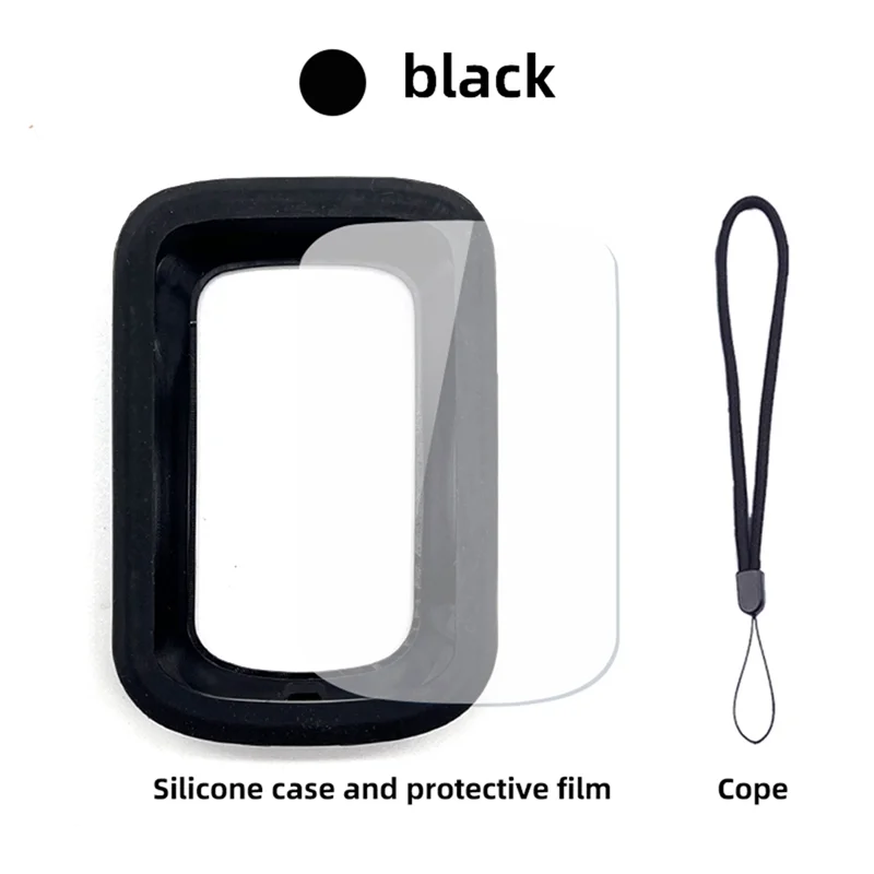 Best Bike Silicone Protective Cover for IGPSPORT BSC200 Case of GPS Bicycle Computer Protection with Screen Film,Black
