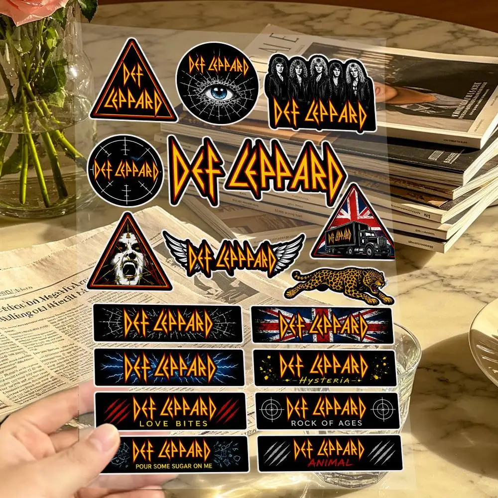D-def leppard Japanese Motorcycle Sticker Suitable for Motorcycle Body Reflective Car Sticker Helmet Decal