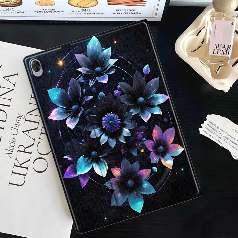 Vibrant Floral Illustration Soft For Huawei MediaPad 11 M5 M6 ES Pro M5Lite Honor Pad V7 V8 X7 X8 X9 GT Pro Tab Tablet Case