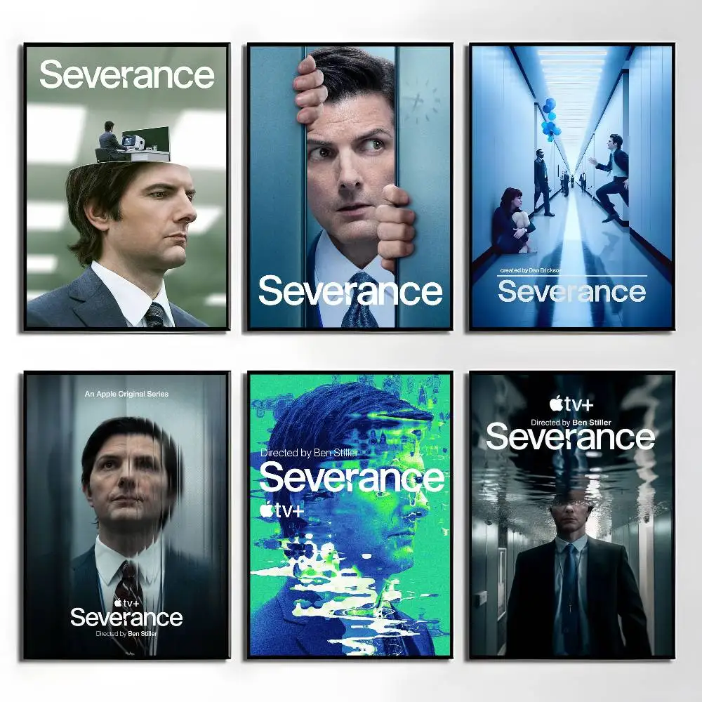 1pc TV Show Severance Poster Sticker Print Waterproof Wall Art For Living Room Bedroom Home Decor