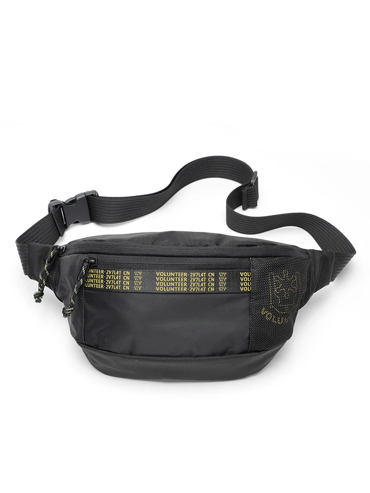 Voluntário Fanny Packs para Homens 2023 Nova Moda Leve Camping Pesca Sólida Commuter Outdoor Peito Sacos 1820-02