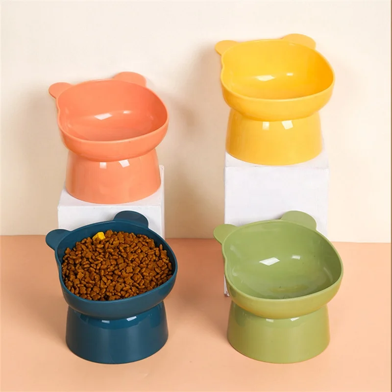 Pet Cat Bowl Tilt High Bottom Neck Protection Dog and Cat Food Water Bowl Antidumping Puppy Cat Feeding Pet Supplies Cat toys