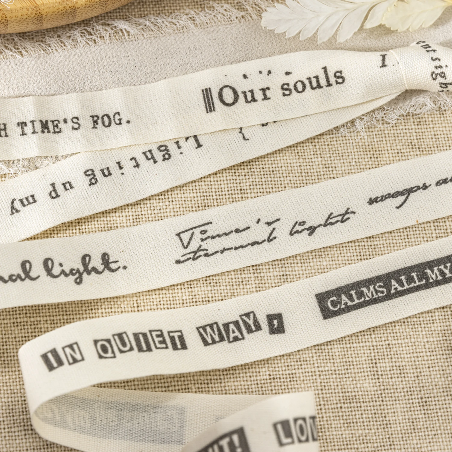 Monologue in Poem Series Vintage English Text Landscape Material Creative DIY Junk Journal Collage Scrapbooking Stationery