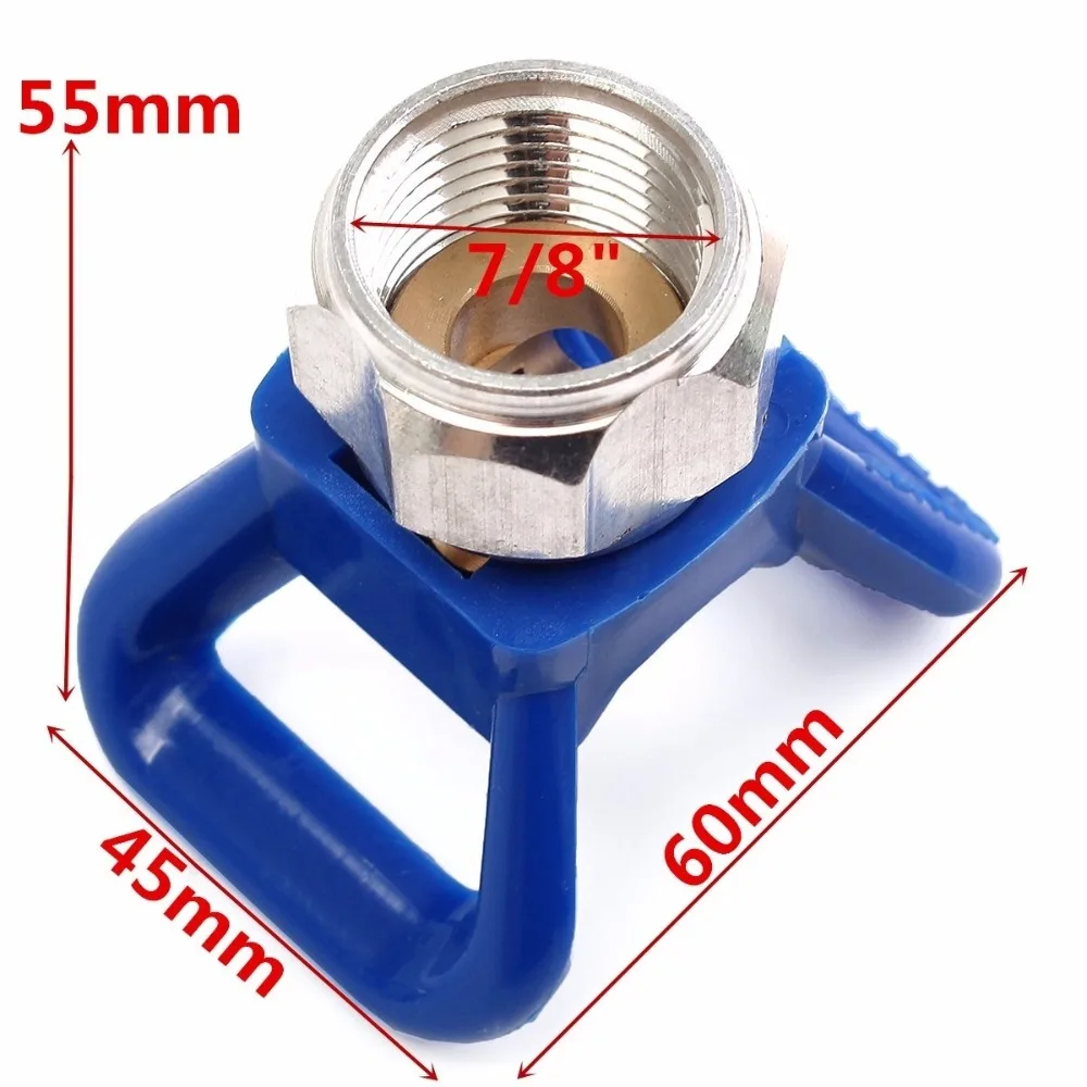 Airless Paint Sprayer Tip Guard Nozzle Seat 7/8 Inch Holder Spraying Machine Nozzle Replacement Spray Gun Accessories