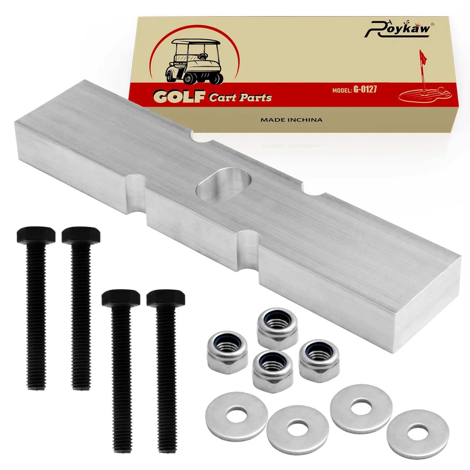 Roykaw Golf Cart Front End Lift Block for Club Car DS Gas & Electric Golf Cart