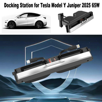 Docking Station for Tesla Model Y Juniper 2025 65W PD Hub Quick Charger USB Extension Center Console Smart Sensor New Model 3