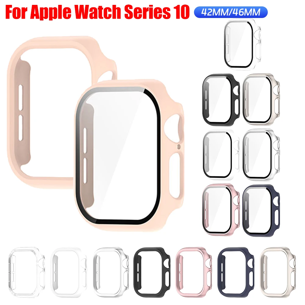 

Watch Case Bumper Protector Shockproof Hollow Protective Cover Anti-scratch Protective Case for Apple Watch Series 10 42/46MM