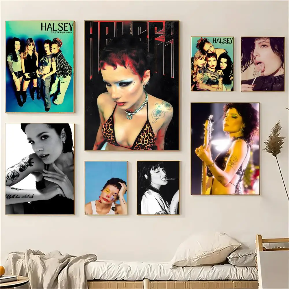 Singer H-Halsey Poster Wall Art Print Art Suitable For Living Room Bedroom Bar Parlor Home Decoration Gift