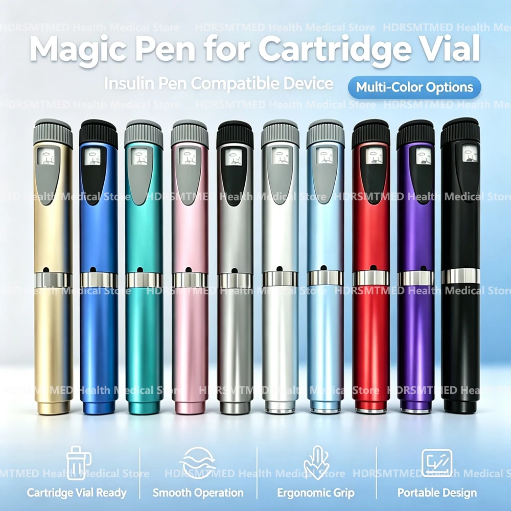 reusable-metal-injection-pen-3ml-disposable-sterile-empty-cassette-bottle-syringe-precise-dosing-injection-pen-for-insulin