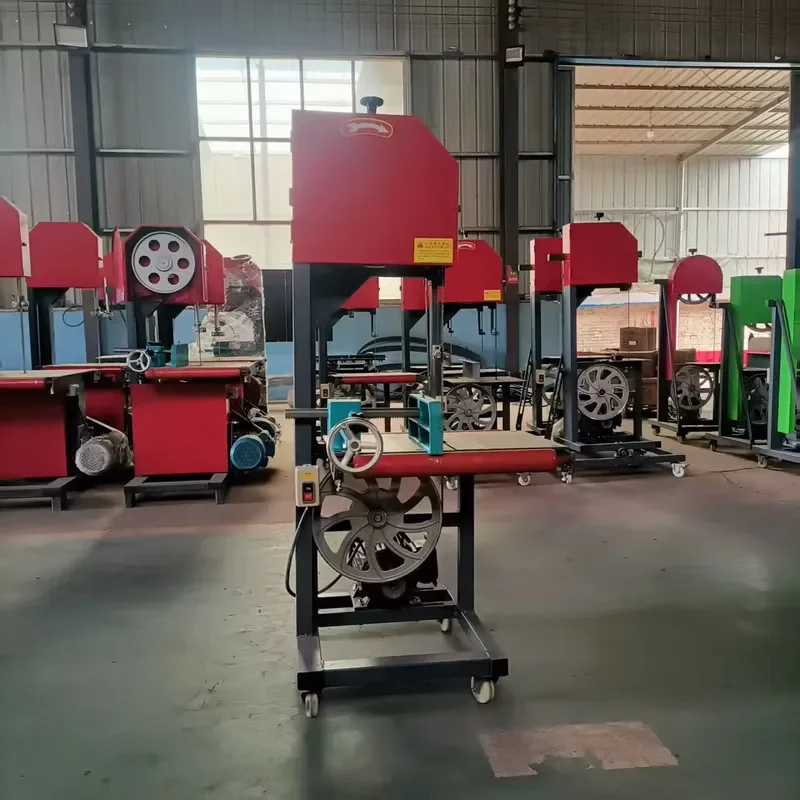 Stable Performance Wood Band Saw Machine Vertical Log Cutting Band Saw for Wood Sawmill Woodworking Processing Equipment