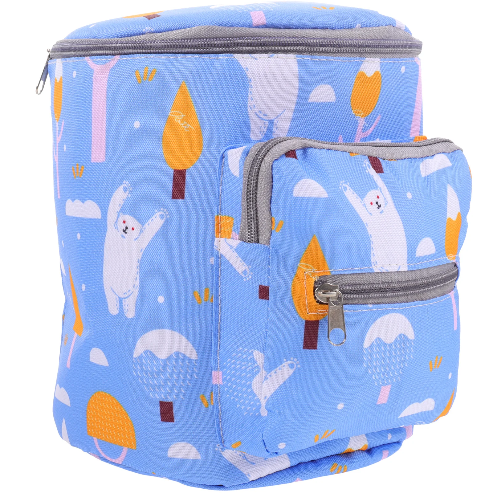 

Oxford Cloth Diaper Bag for Baby Bottles Essentials Portable Travel ganizer Strong Rope Smooth Zipper Mom Gift Pregnant Women