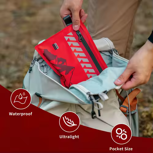 Rhino Rescue Small First Aid Kit - Ultralight Waterproof Medical Kit for Hiking Backpacking Cycling Travel Vehicles - Image 4