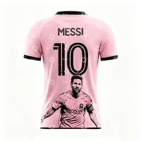 2026 Messi No.10 Football Jersey Match & Training Kit Summer Sports Men's T-Shirt Children's Clothing Tee Y2k Woman 2