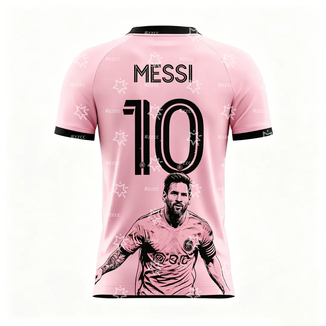 2026 Messi No.10 Football Jersey Match & Training Kit Summer Sports Men's T-Shirt Children's Clothing Tee Y2k Woman