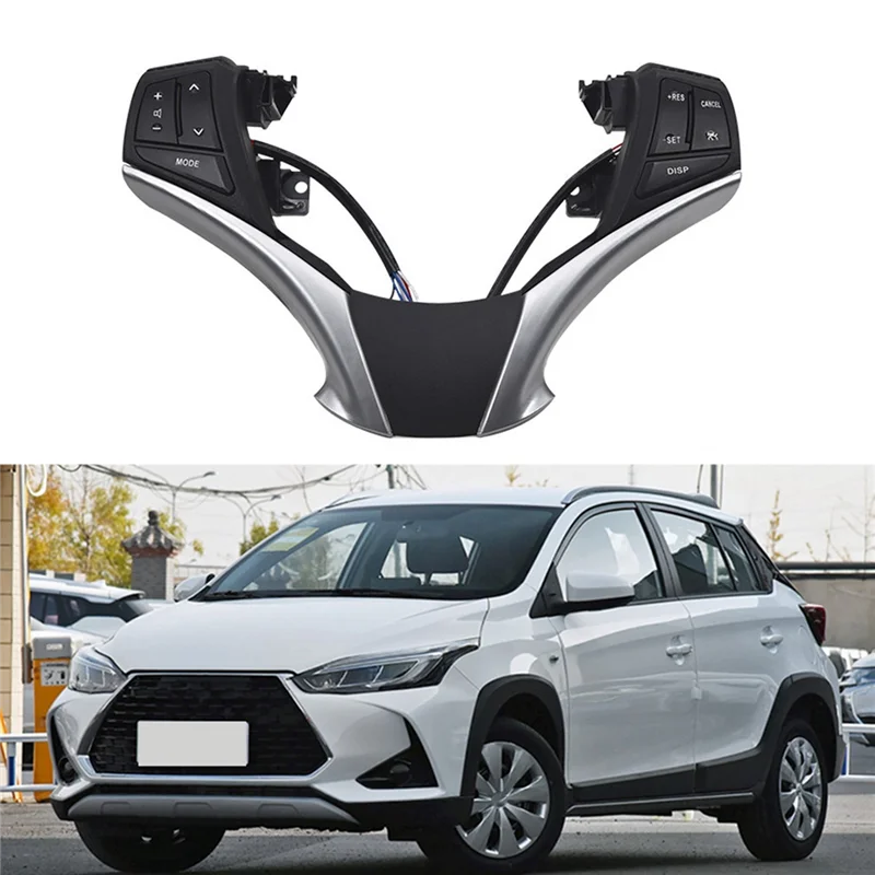 

H5-Cruise Control Switch Steering Wheel Multimedia Audio Button For Toyota Yaris Vios 2013-2016 84250-0D120