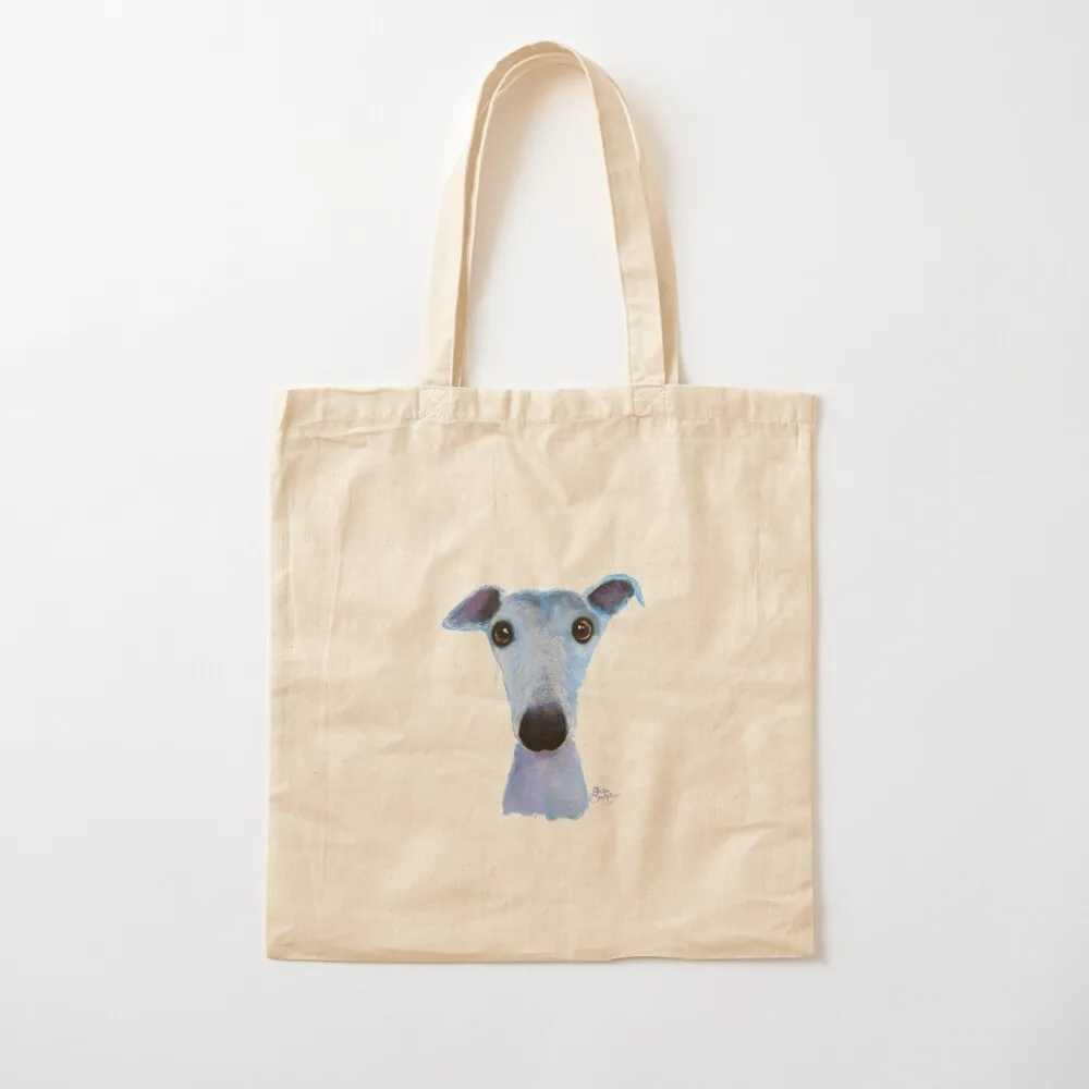 

WHiPPeT GReYHouND DOG PRiNT 'BLUEBELL' Tote Bag