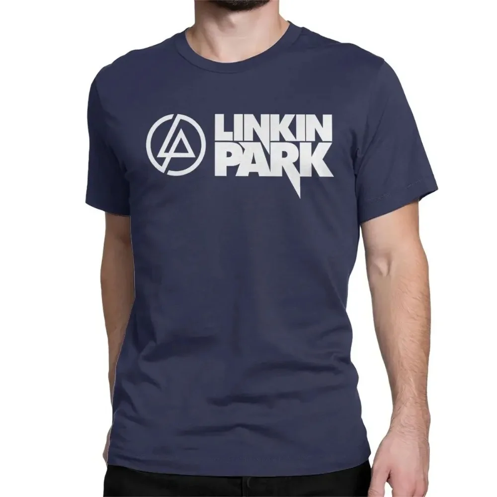 2024 Men Women's Crew Neck 100% Cotton T Shirts Amazing Linkinpark Rock T-Shirt Nu-Metal Short Sleeve Tee Shirt Gift Tops